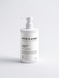 Colour care shampoo in a sleek white bottle on a white background, 400 ml.
