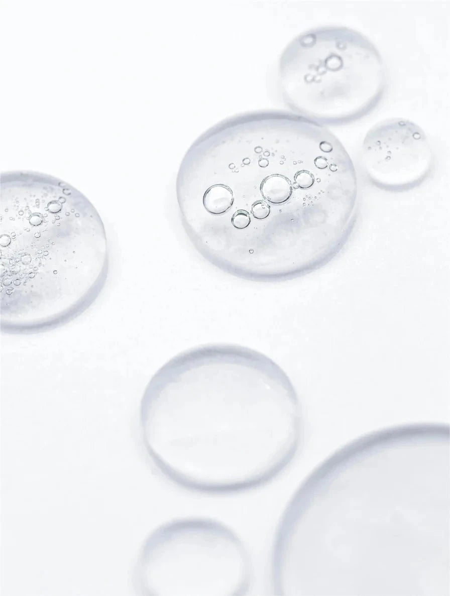 Close-up of Double Hydrating Boost Gel texture on a white background.